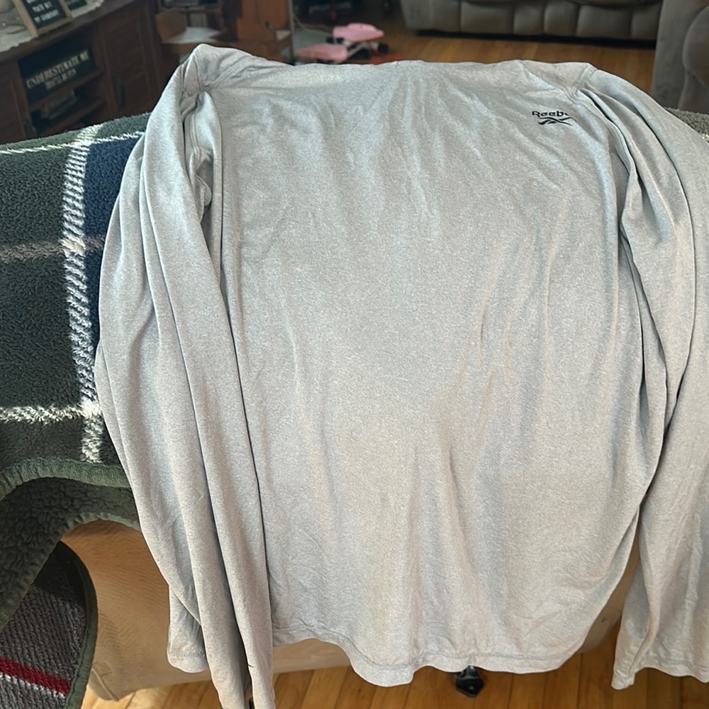 Reebok Gray Long Sleeve Pullover